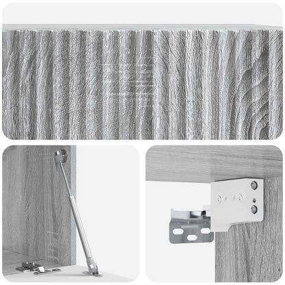 Mobile Porta TV da Muro Grigio Sonoma 59,5 x 31 x 30 cm | homemem39