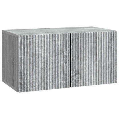Mobile Porta TV da Muro Grigio Sonoma 59,5 x 31 x 30 cm