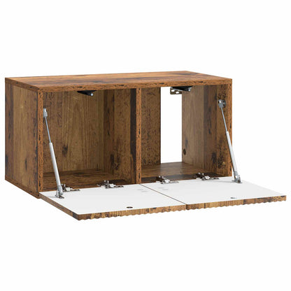 Mobile Porta TV da Muro Legno antico 59,5 x 31 x 30 cm