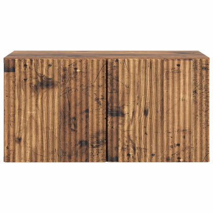 Mobile Porta TV da Muro Legno antico 59,5 x 31 x 30 cm