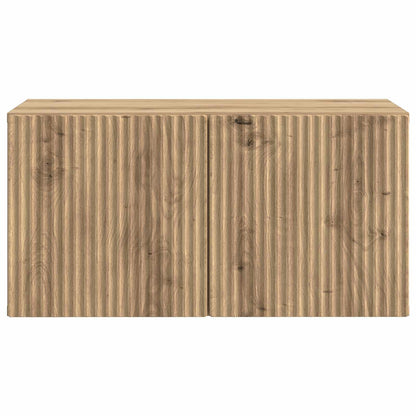 Mobile Porta TV da Muro Rovere Artigianale 59,5 x 31 x 30 cm | homemem39