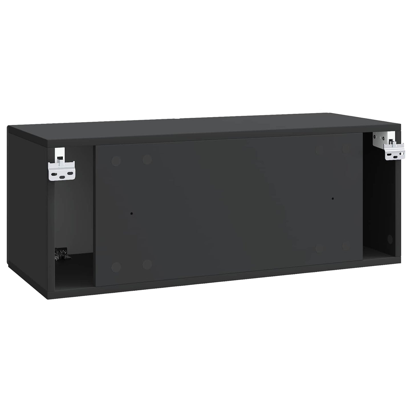 Mobile Porta TV da Muro Nero 78,5 x 31 x 30 cm