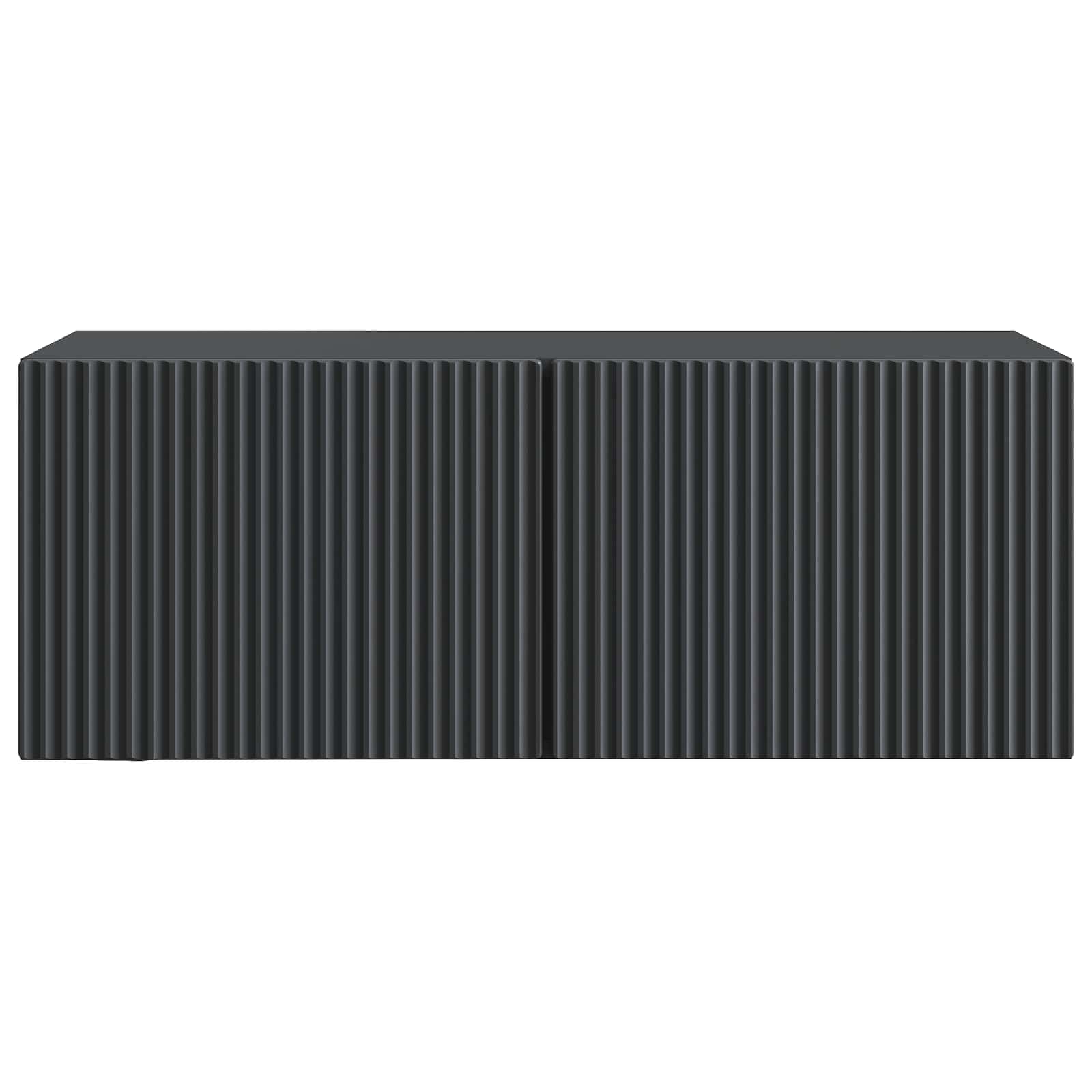 Mobile Porta TV da Muro Nero 78,5 x 31 x 30 cm | homemem39