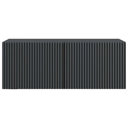 Mobile Porta TV da Muro Nero 78,5 x 31 x 30 cm | homemem39