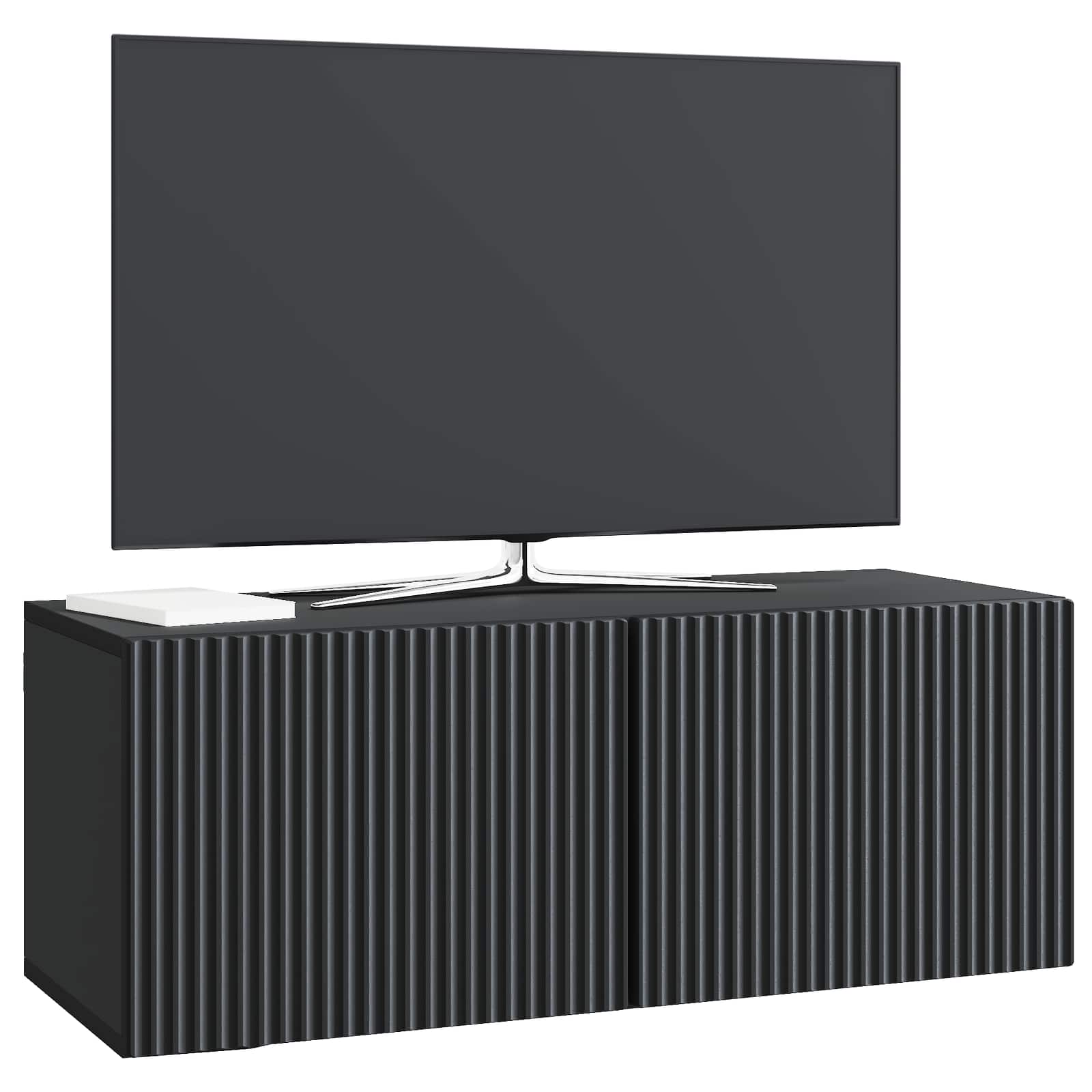 Mobile Porta TV da Muro Nero 78,5 x 31 x 30 cm | homemem39