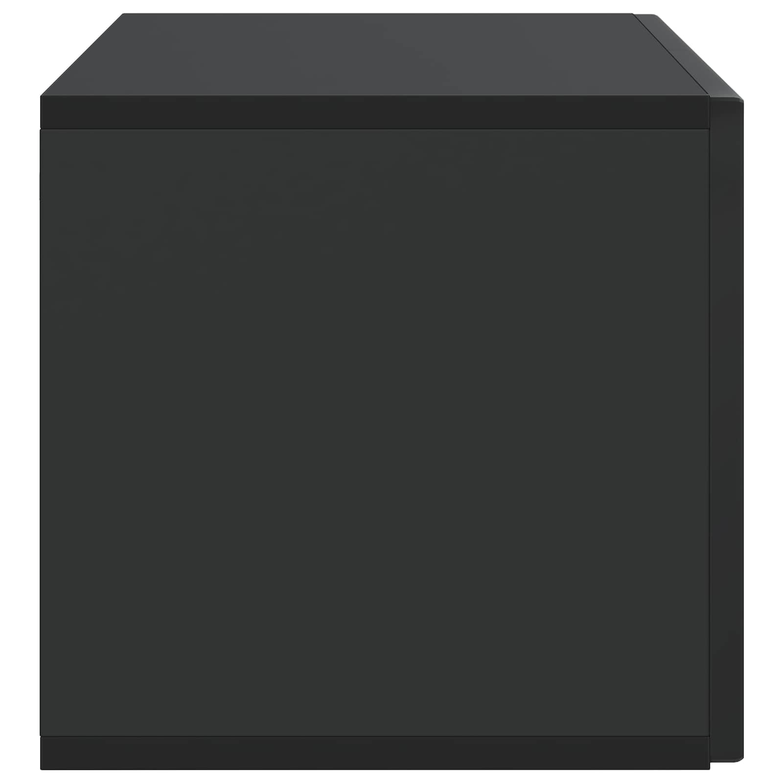 Mobile Porta TV da Muro Nero 78,5 x 31 x 30 cm | homemem39