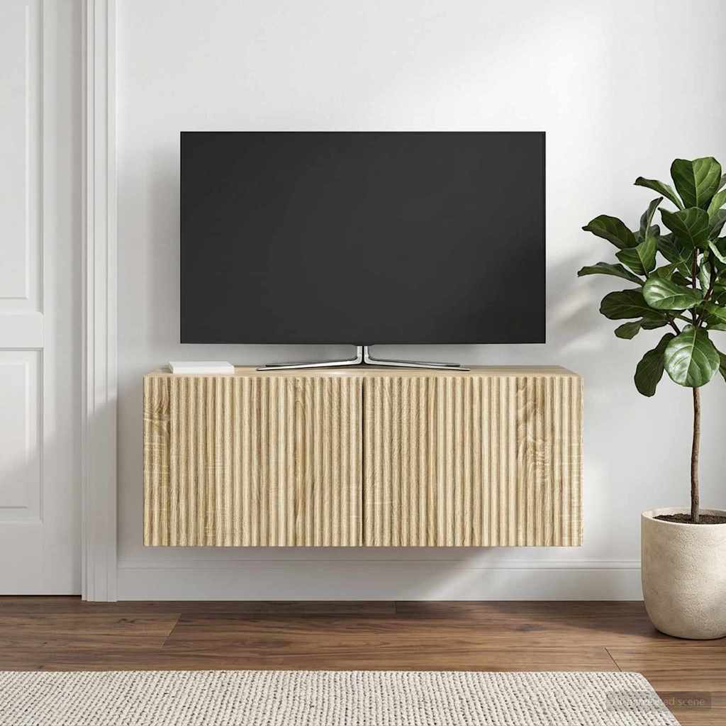 Mobile Porta TV da Muro Rovere Sonoma 78,5 x 31 x 30 cm
