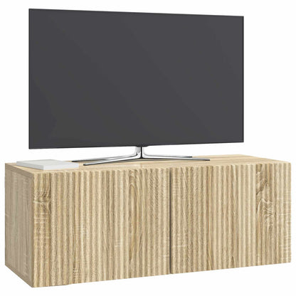 Mobile Porta TV da Muro Rovere Sonoma 78,5 x 31 x 30 cm