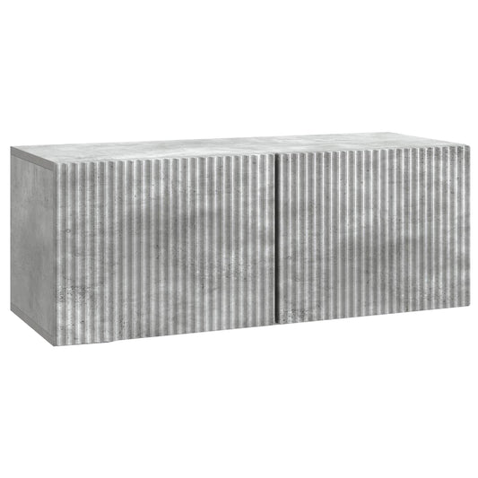 Mobile Porta TV da Muro Grigio Cemento 78,5 x 31 x 30 cm | homemem39