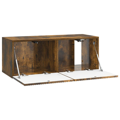Mobile Porta TV da Muro Rovere Fumo 78,5 x 31 x 30 cm | homemem39