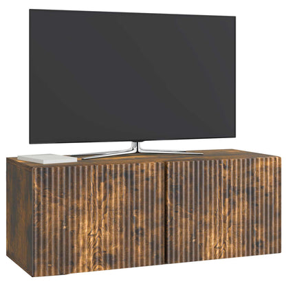 Mobile Porta TV da Muro Rovere Fumo 78,5 x 31 x 30 cm | homemem39