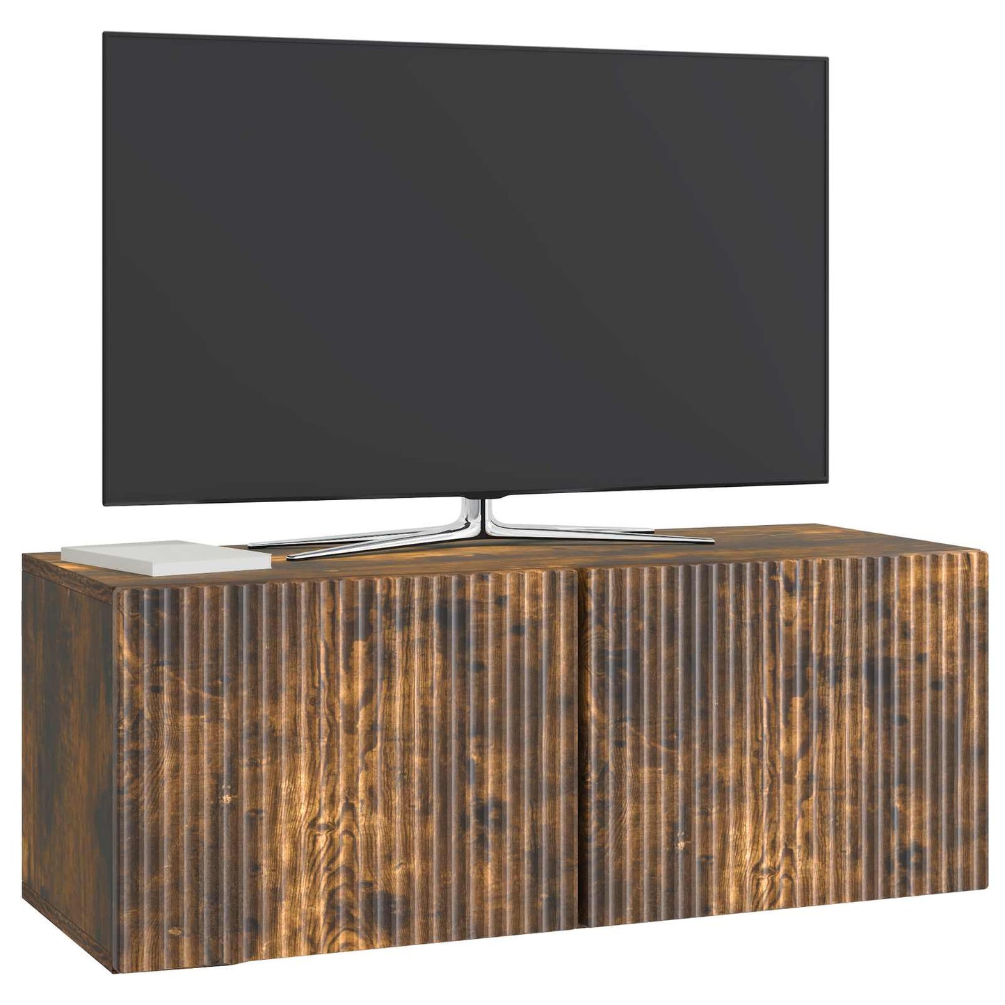 Mobile Porta TV da Muro Rovere Fumo 78,5 x 31 x 30 cm