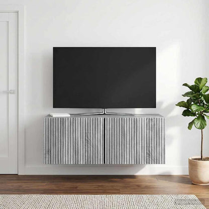 Mobile Porta TV da Muro Grigio Sonoma 78,5 x 31 x 30 cm