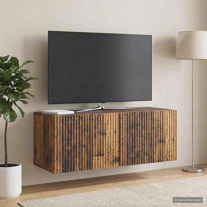Mobile Porta TV da Muro Legno antico 78,5 x 31 x 30 cm