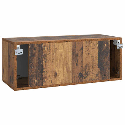 Mobile Porta TV da Muro Legno antico 78,5 x 31 x 30 cm