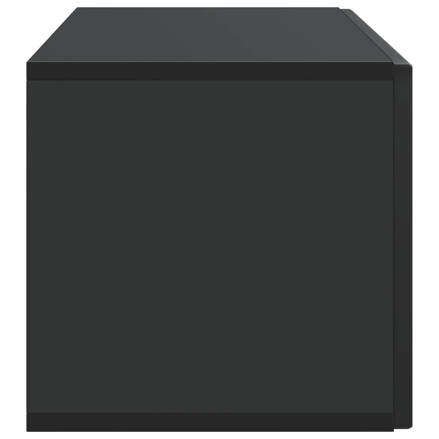 Mobile Porta TV da Muro Montaggio a parete Nero 98 x 31 x 30 cm | homemem39