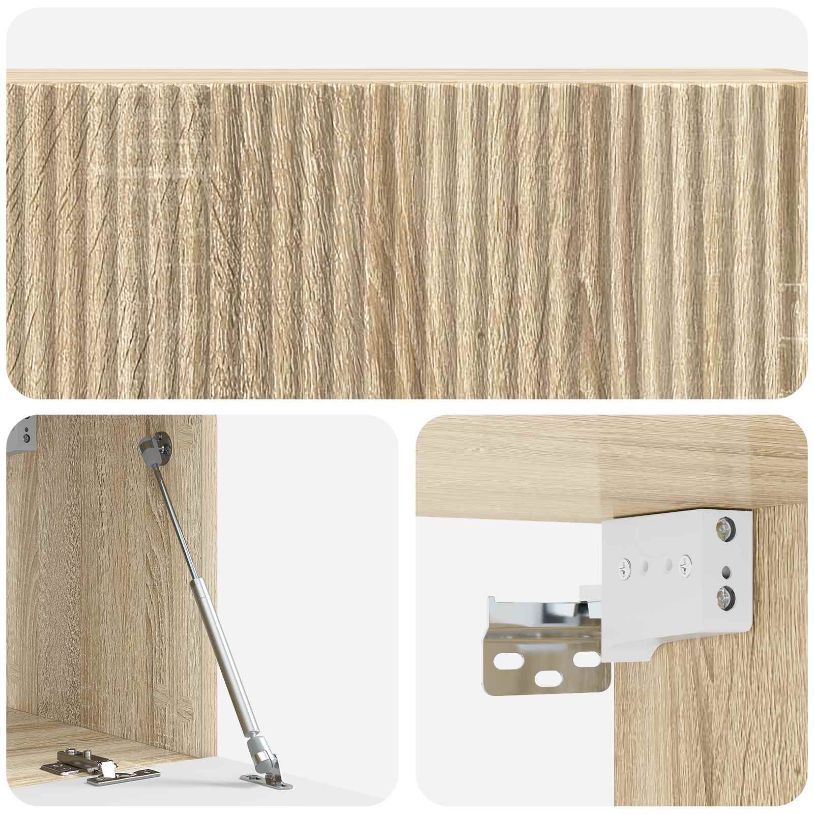Mobile Porta TV da Muro Rovere Sonoma 98 x 31 x 30 cm | homemem39