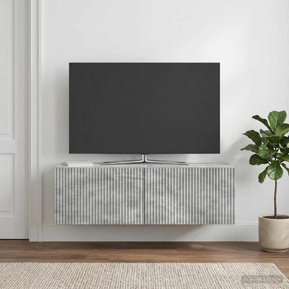 Mobile Porta TV da Muro Grigio Cemento 98 x 31 x 30 cm