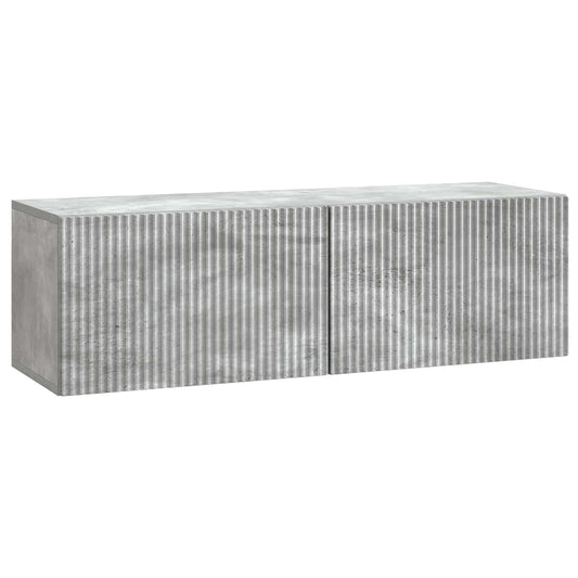 Mobile Porta TV da Muro Grigio Cemento 98 x 31 x 30 cm | homemem39