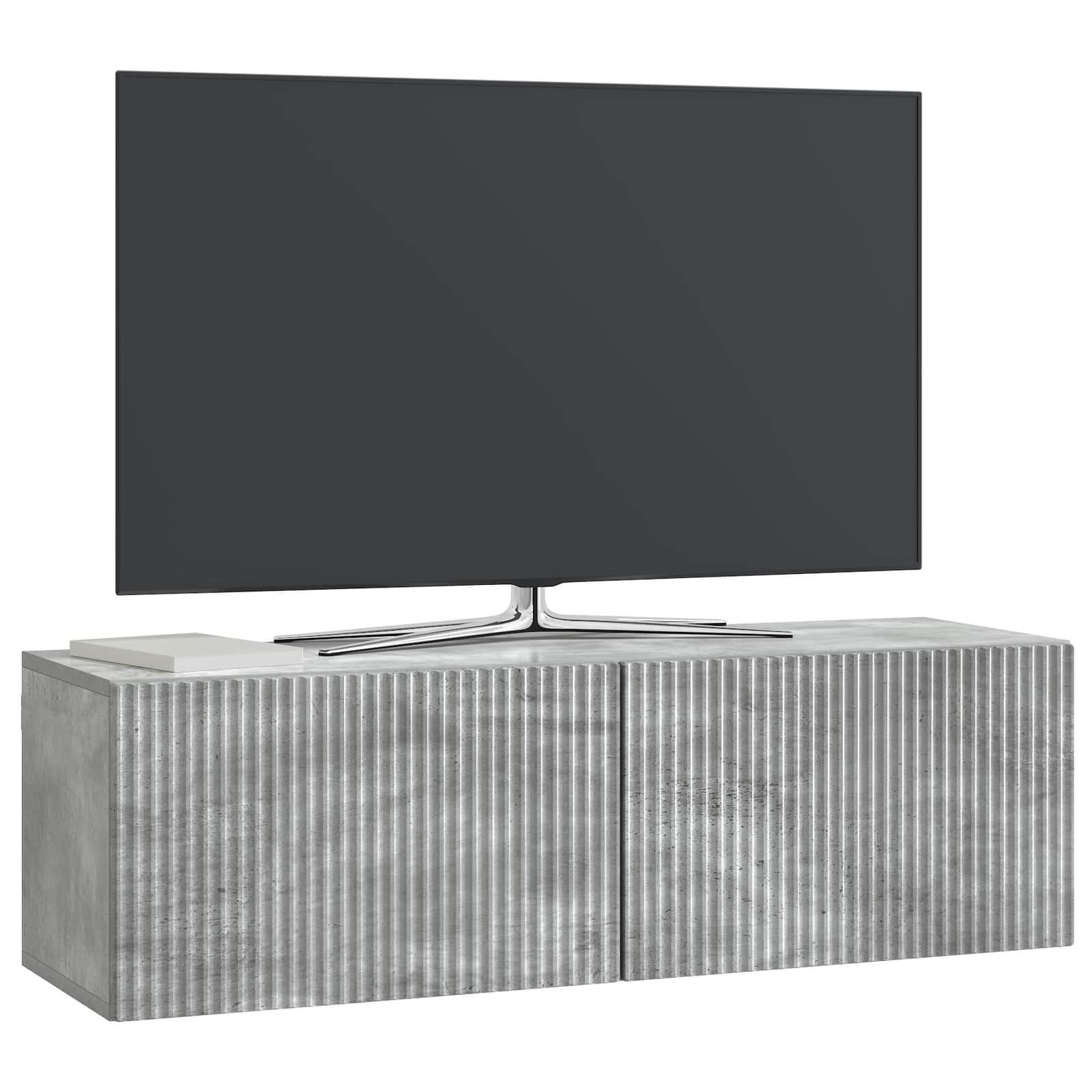 Mobile Porta TV da Muro Grigio Cemento 98 x 31 x 30 cm | homemem39