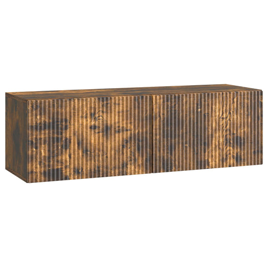 Mobile Porta TV da Muro Rovere Fumo 98 x 31 x 30 cm