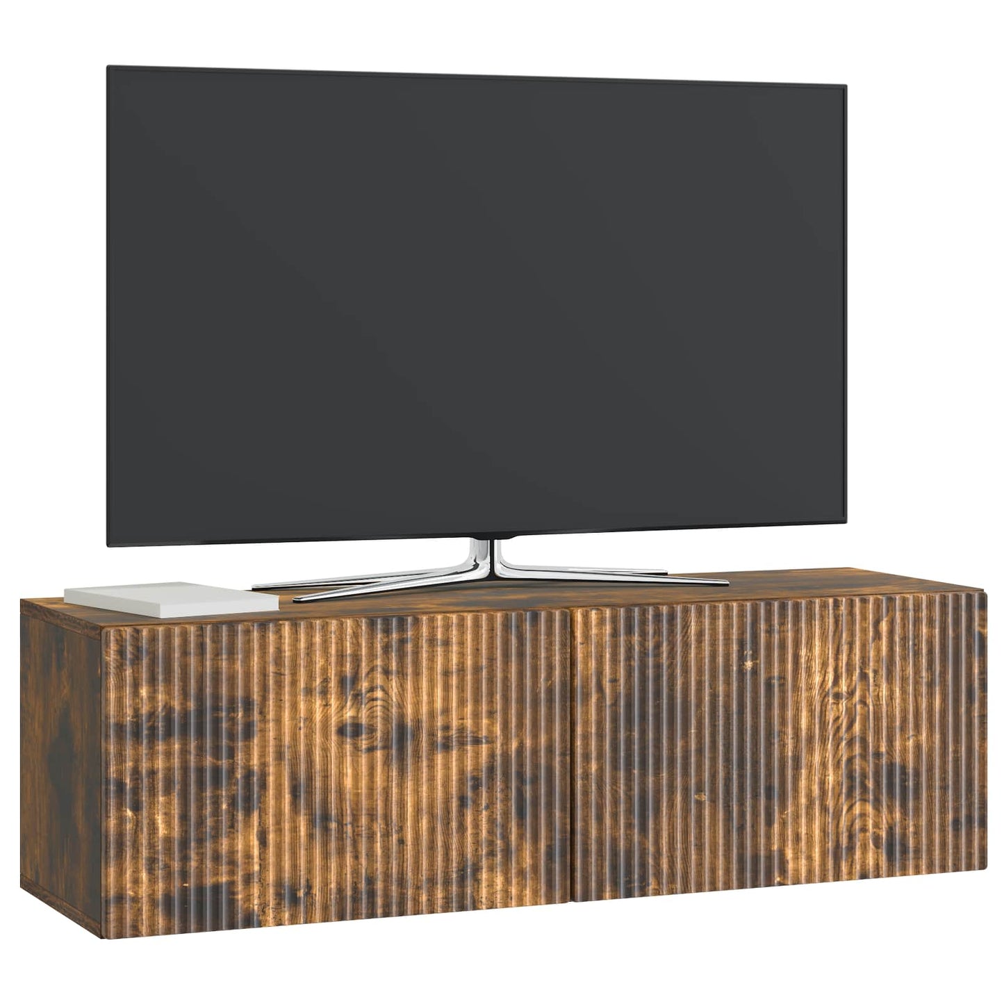 Mobile Porta TV da Muro Rovere Fumo 98 x 31 x 30 cm