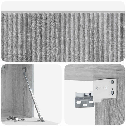 Mobile Porta TV da Muro Grigio Sonoma 98 x 31 x 30 cm | homemem39