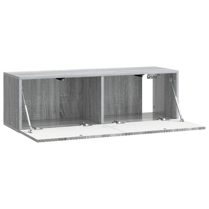 Mobile Porta TV da Muro Grigio Sonoma 98 x 31 x 30 cm | homemem39