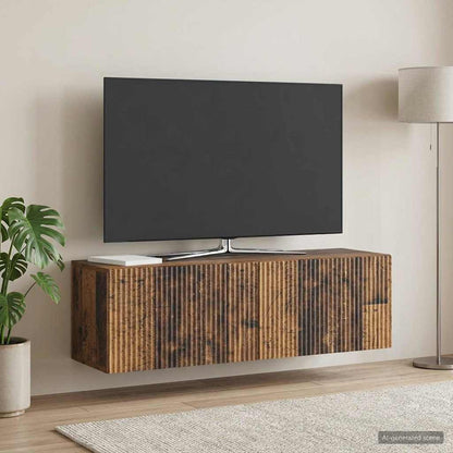 Mobile Porta TV da Muro Legno antico 98 x 31 x 30 cm