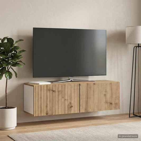 Mobile Porta TV da Muro Rovere Artigianale 98 x 31 x 30 cm