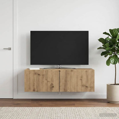 Mobile Porta TV da Muro Rovere Artigianale 98 x 31 x 30 cm