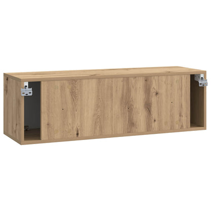 Mobile Porta TV da Muro Rovere Artigianale 98 x 31 x 30 cm | homemem39