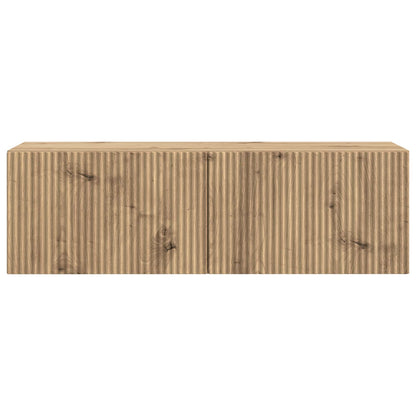 Mobile Porta TV da Muro Rovere Artigianale 98 x 31 x 30 cm | homemem39
