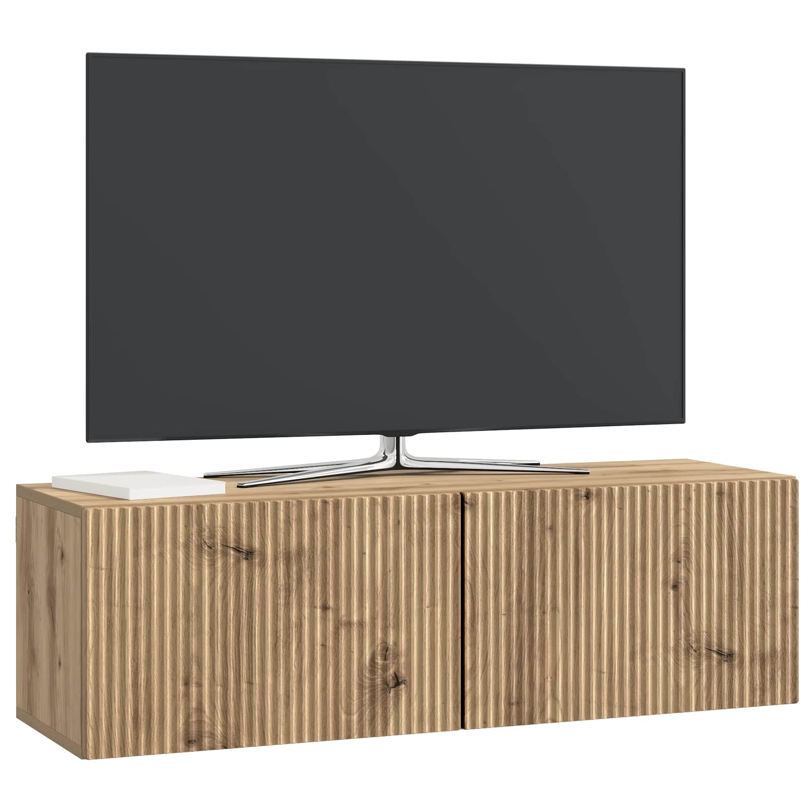 Mobile Porta TV da Muro Rovere Artigianale 98 x 31 x 30 cm | homemem39