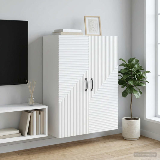 Mobiletto a muro Bianco 66 x 34,5 x 90 cm Legno ingegnerizzato | homemem39