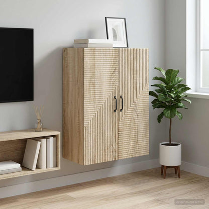 Mobiletto a muro Rovere Sonoma 66 x 34,5 x 90 cm | homemem39