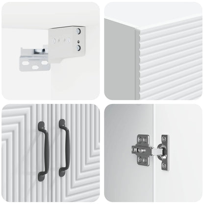 Mobiletto a muro Bianco 59 x 31 x 60 cm Legno ingegnerizzato | homemem39