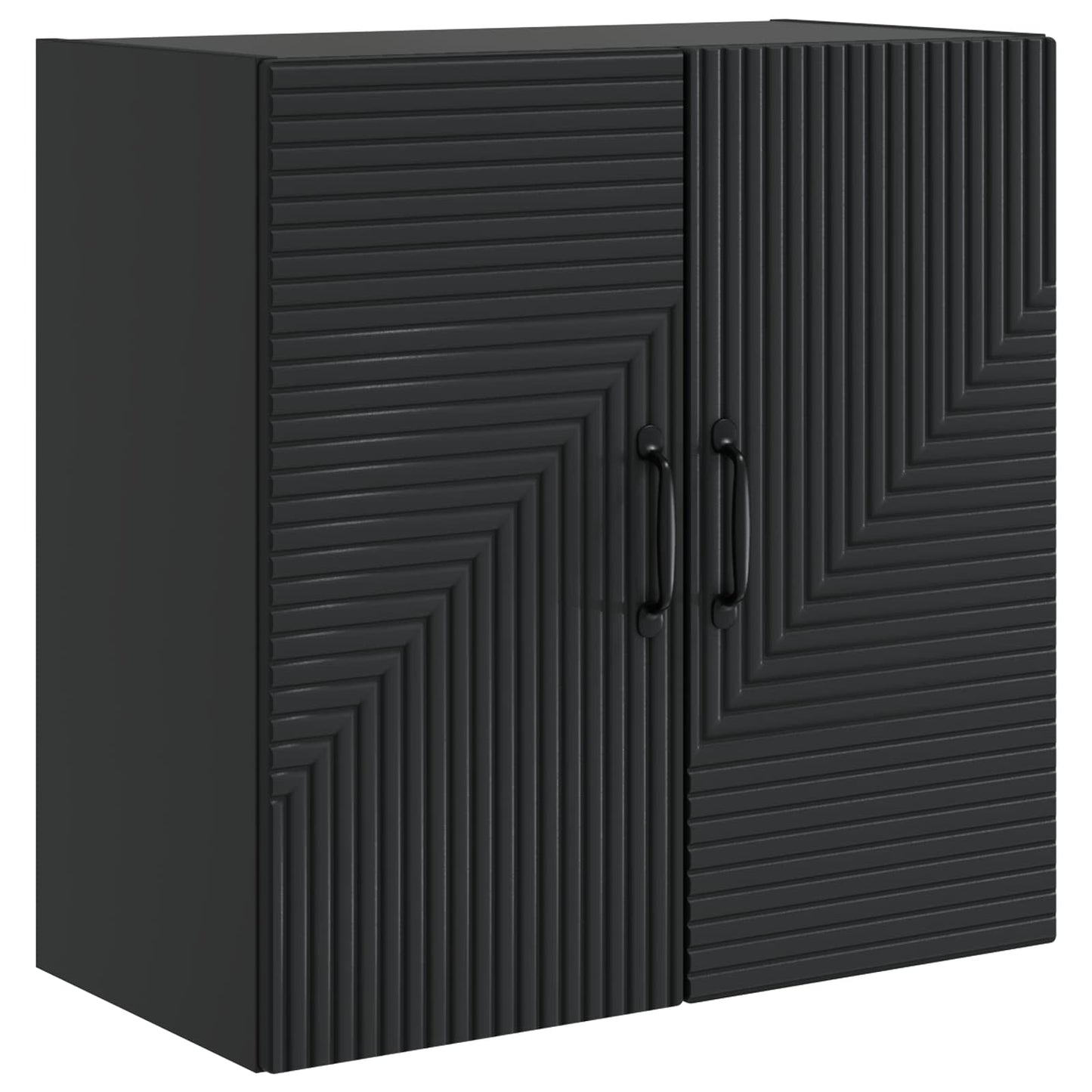 Mobiletto a muro Nero 59 x 31 x 60 cm Legno ingegnerizzato | homemem39