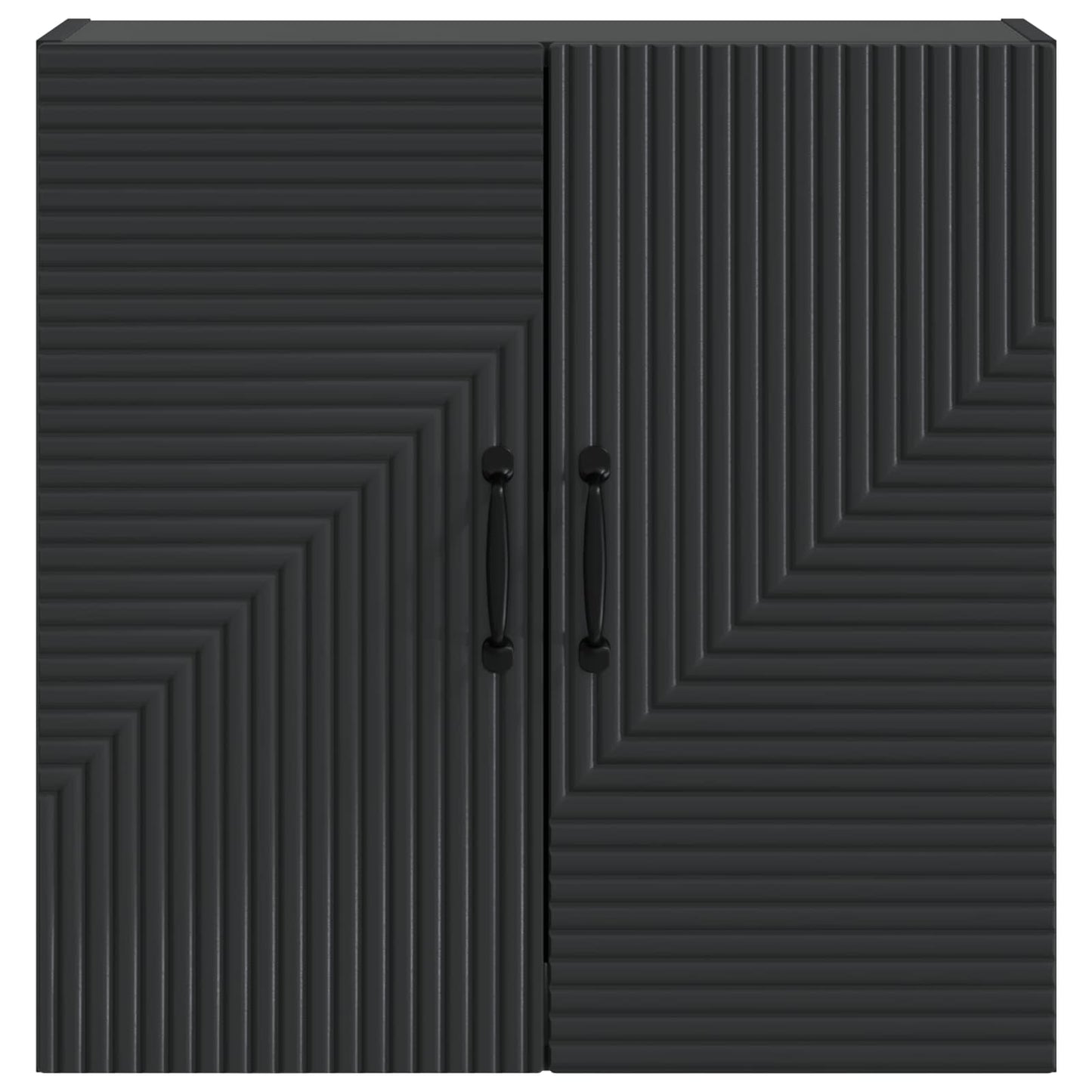 Mobiletto a muro Nero 59 x 31 x 60 cm Legno ingegnerizzato | homemem39