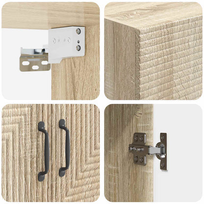 Mobiletto a muro Rovere Sonoma 59 x 31 x 60 cm | homemem39