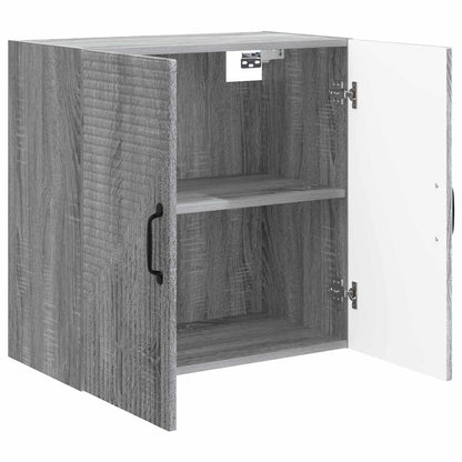 Mobiletto a muro Sonoma grigio 59 x 31 x 60 cm | homemem39