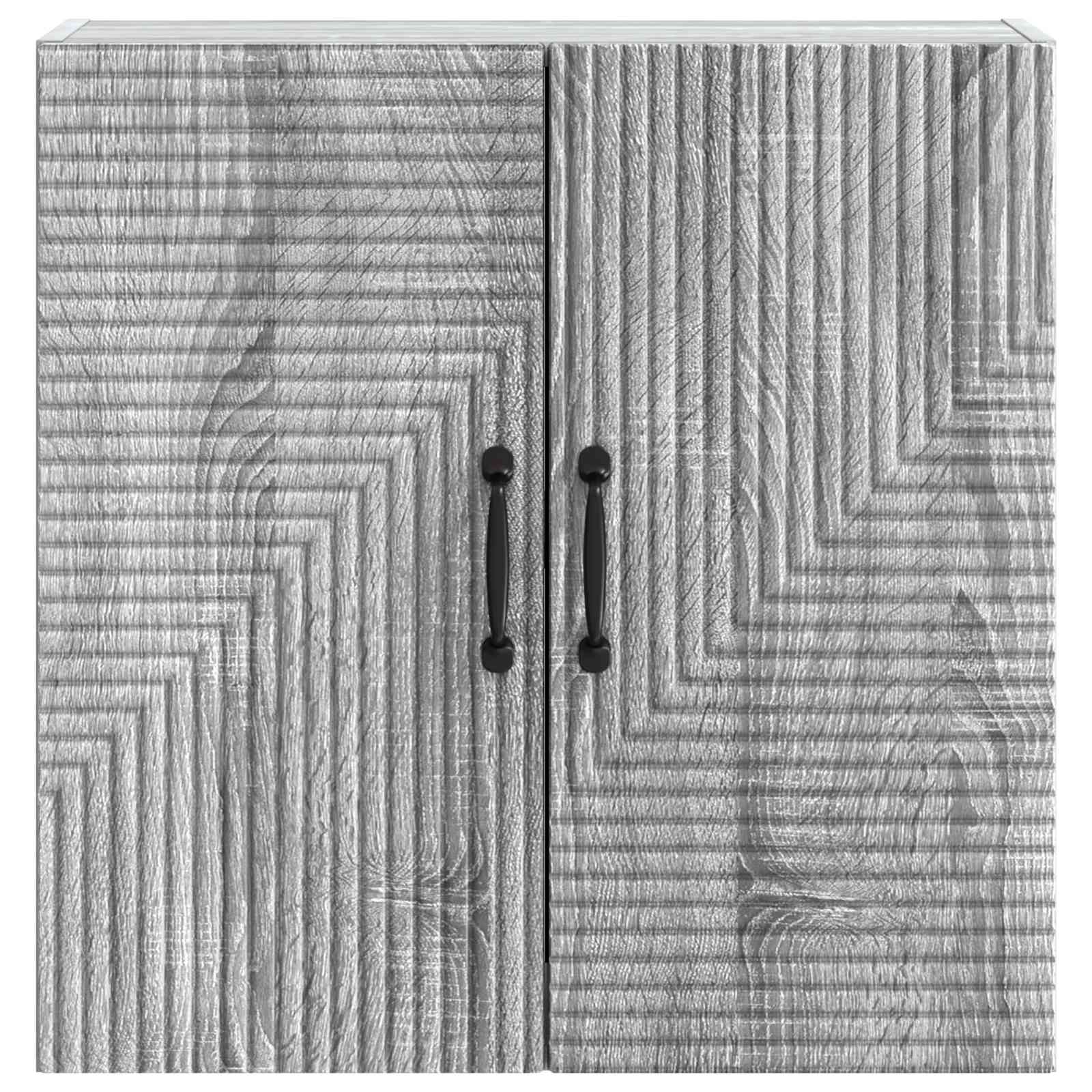 Mobiletto a muro Sonoma grigio 59 x 31 x 60 cm | homemem39