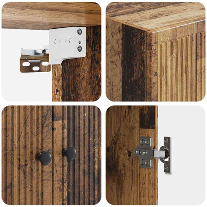 Mobiletto a muro Legno antico 59 x 31 x 60 cm | homemem39