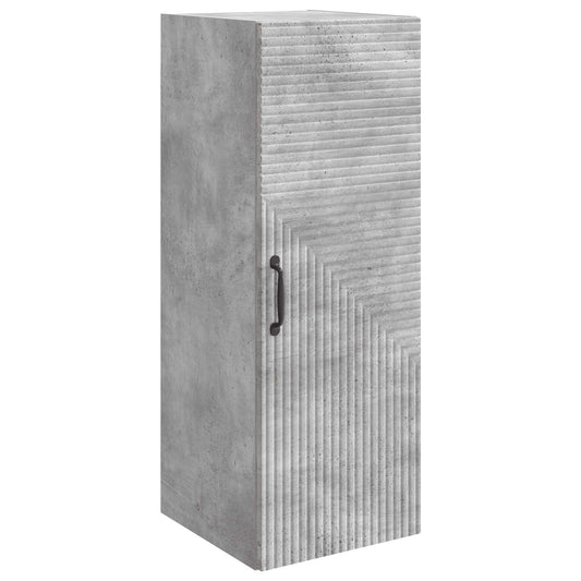 Mobiletto a muro Grigio Cemento 33 x 34,5 x 90 cm | homemem39