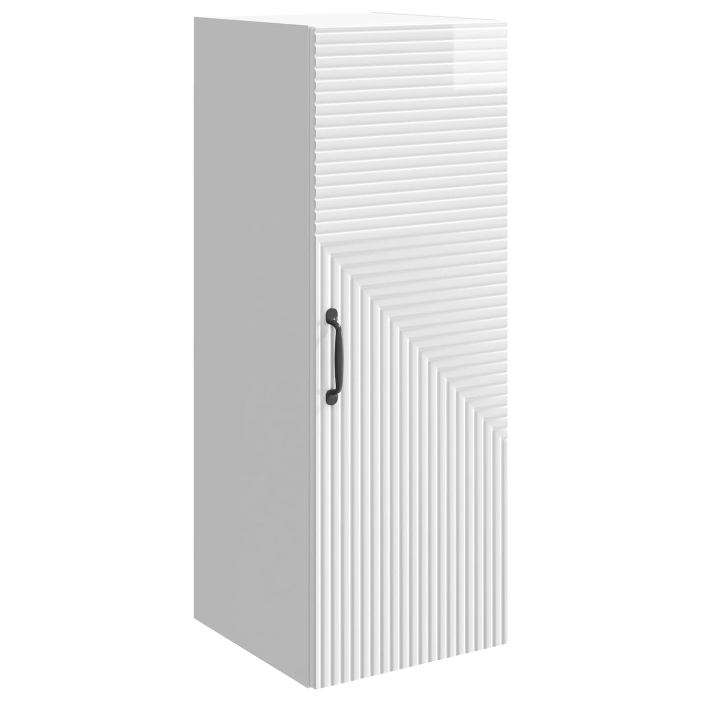 Mobiletto a muro Bianco Lucido 33 x 34,5 x 90 cm | homemem39