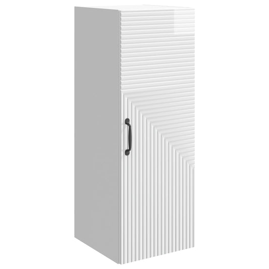 Mobiletto a muro Bianco Lucido 33 x 34,5 x 90 cm | homemem39