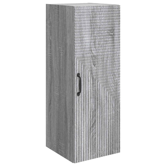 Mobiletto a muro Sonoma grigio 33 x 34,5 x 90 cm | homemem39