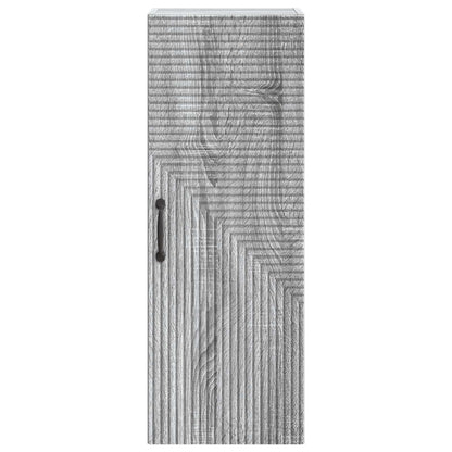 Mobiletto a muro Sonoma grigio 33 x 34,5 x 90 cm | homemem39