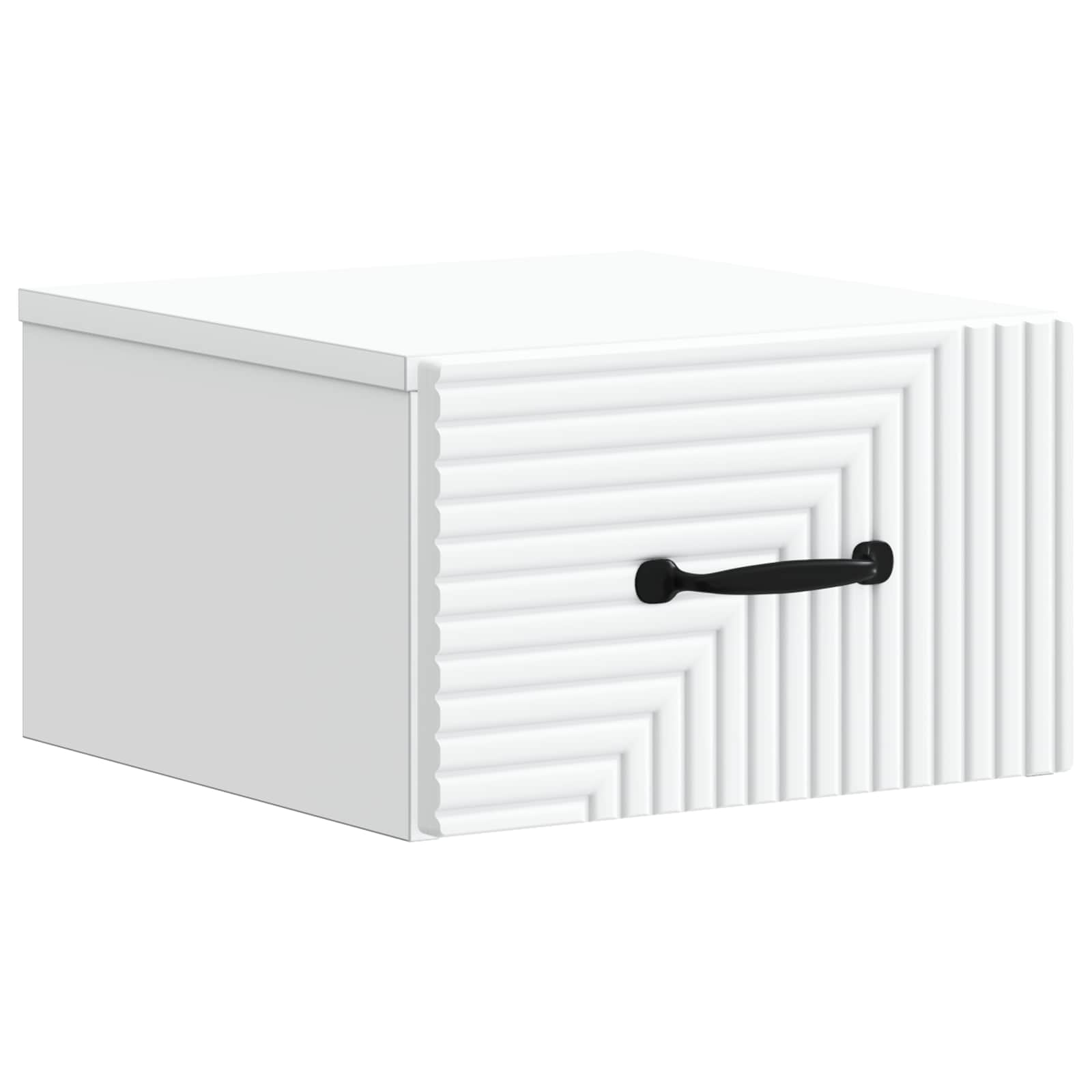 Mobiletto da notte a muro 2 pcs Bianco 34,5 x 33 x 20 cm | homemem39