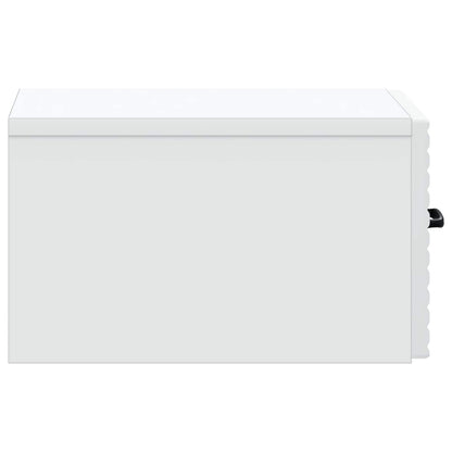 Mobiletto da notte a muro 2 pcs Bianco 34,5 x 33 x 20 cm | homemem39